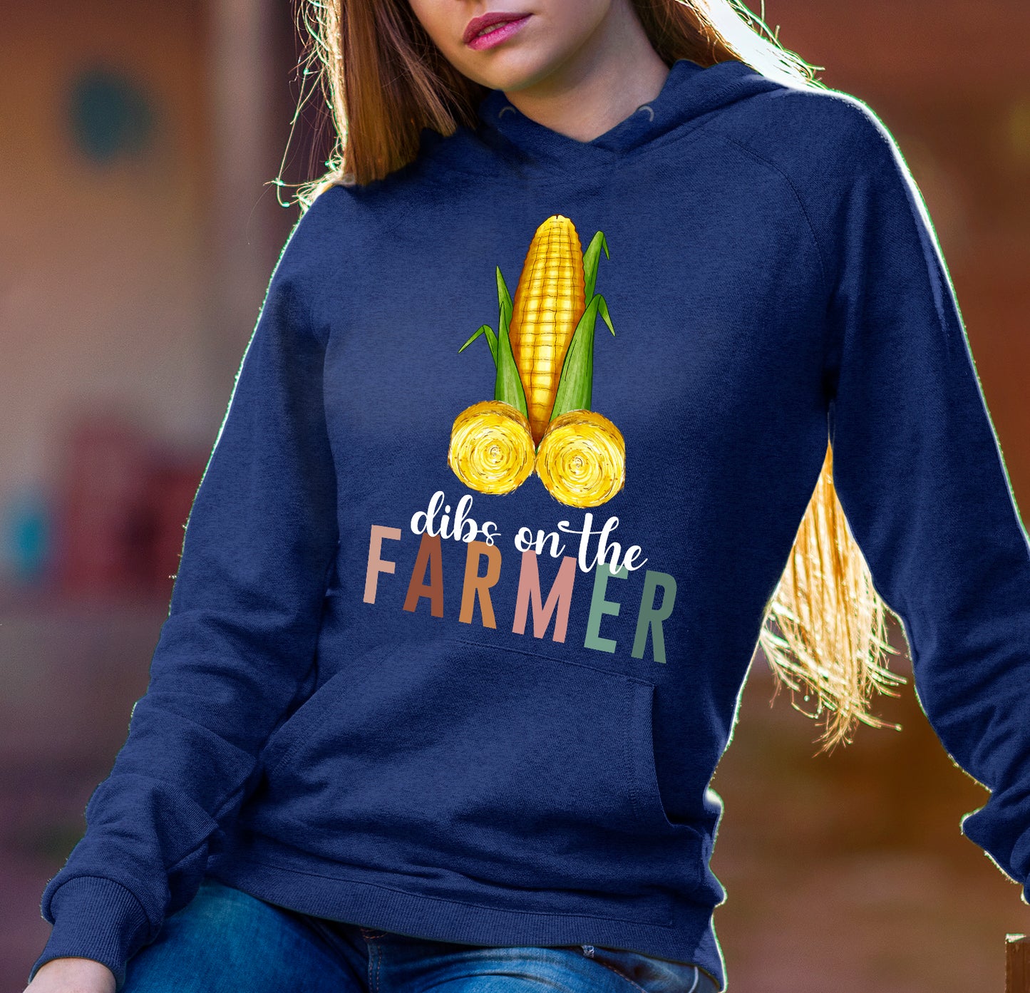 Dibs on the farmer - Funny Unisex T-Shirt, Hoodies for farmer wife