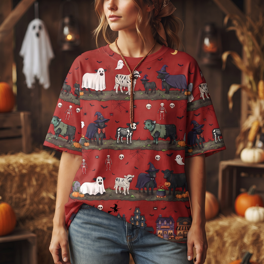 Cattle Hallowen - Unisex Sweatshirt, Hoodie & T-shirt for Farmers