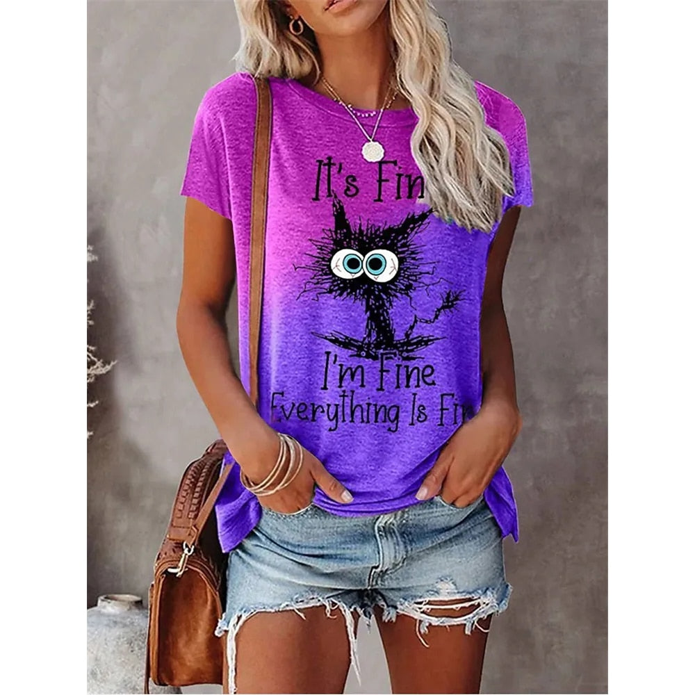 It's fine i'm fine everything is fine T-shirt