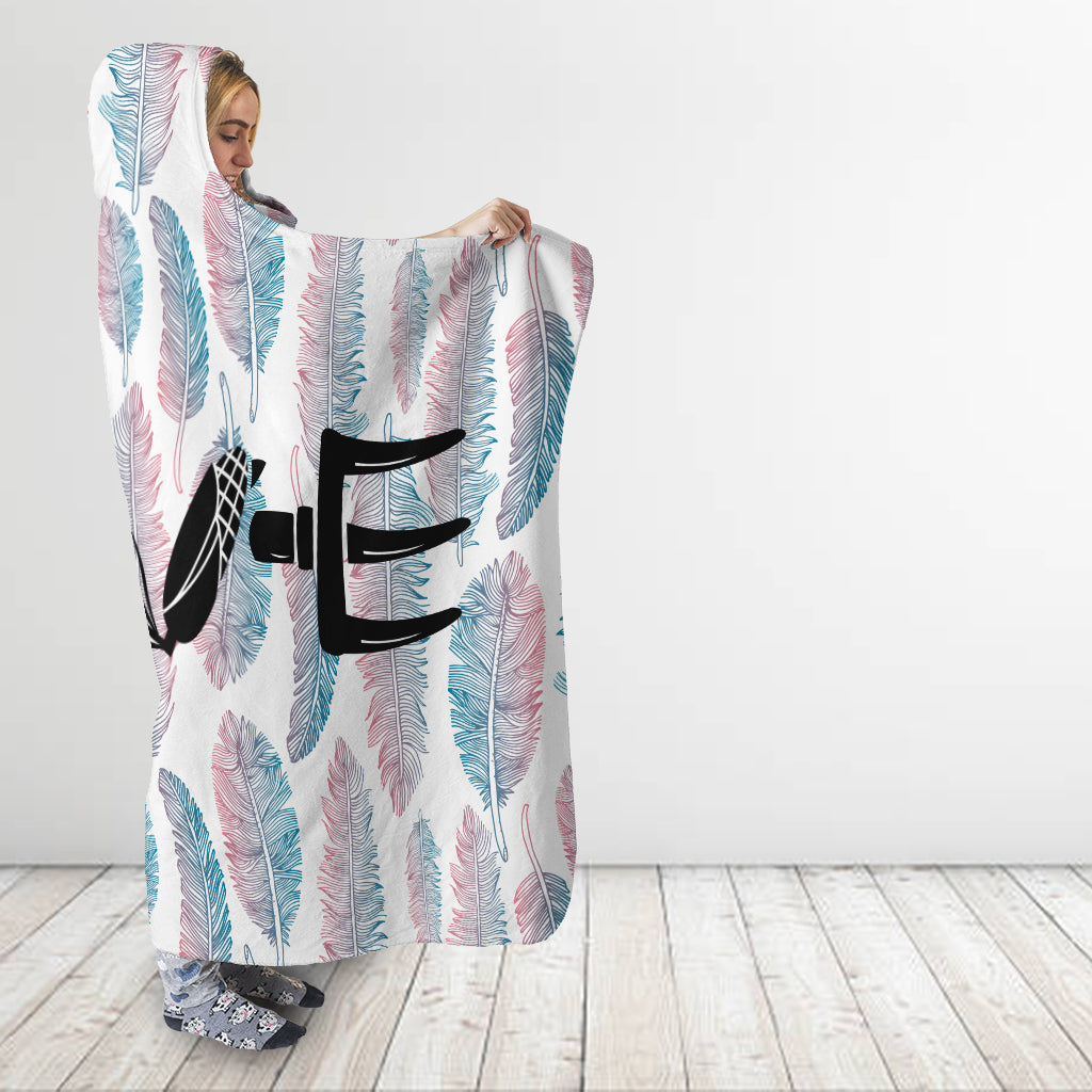 Love cow icon - Hooded Blanket - Cow Lovers