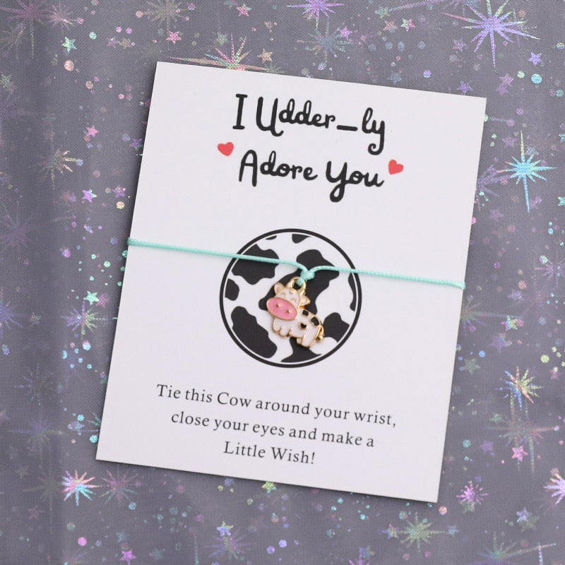 I Udder-ly Adore You Bracelet Jewellery for Cow Lover Gift - myfunfarm
