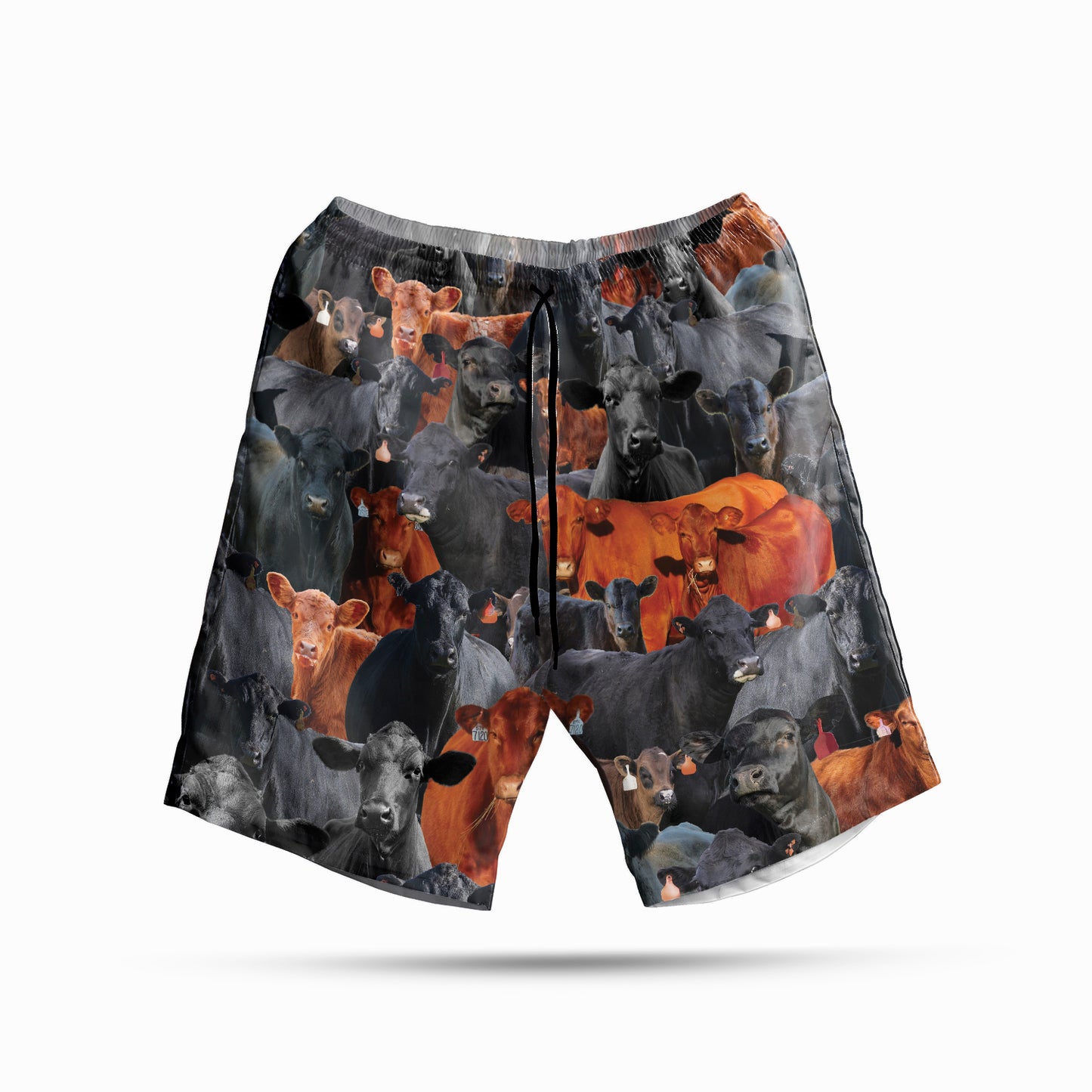 Angus Cattle pattern design - Hawaiian Shirt, Shorts for adult and youth