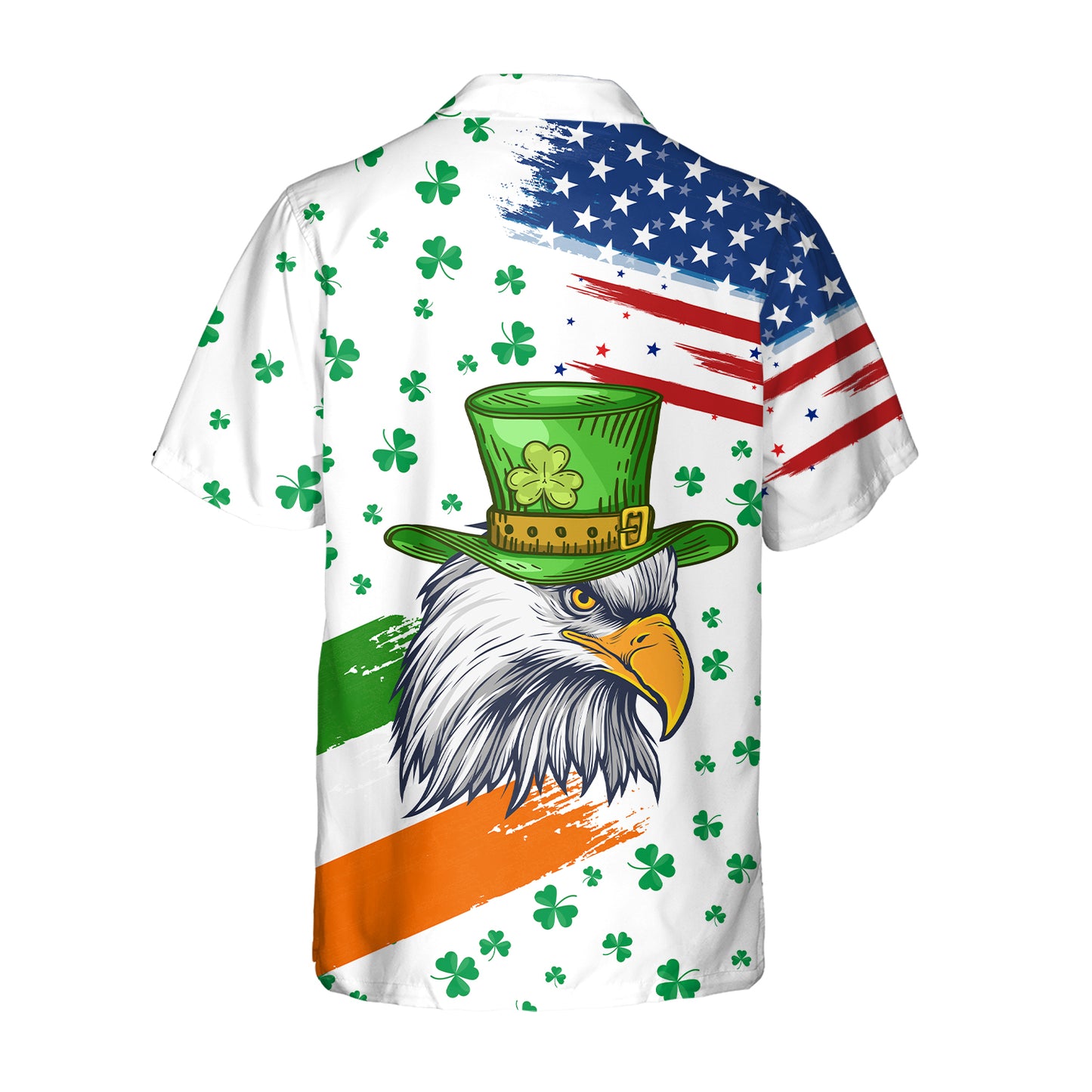 St Patrick's Day Irish American Flag - Hawaiian Shirt, Shorts for adult and youth - myfunfarm