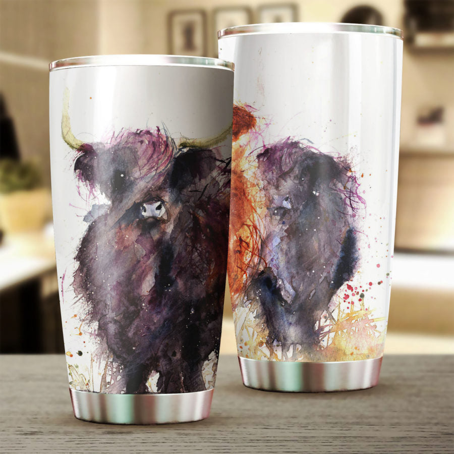 Cute Cow Coffee Lover's Tumbler