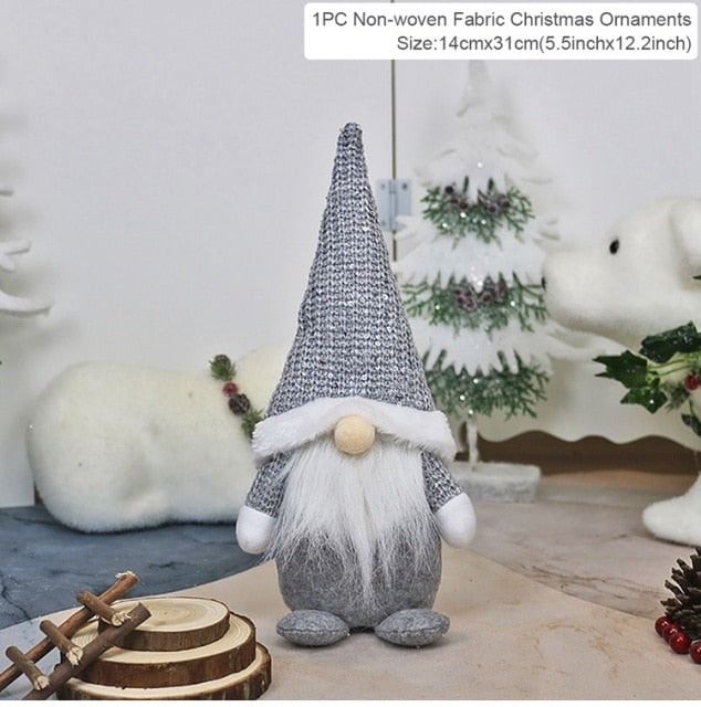 The gnome Doll Merry Christmas Decorations For Home - myfunfarm