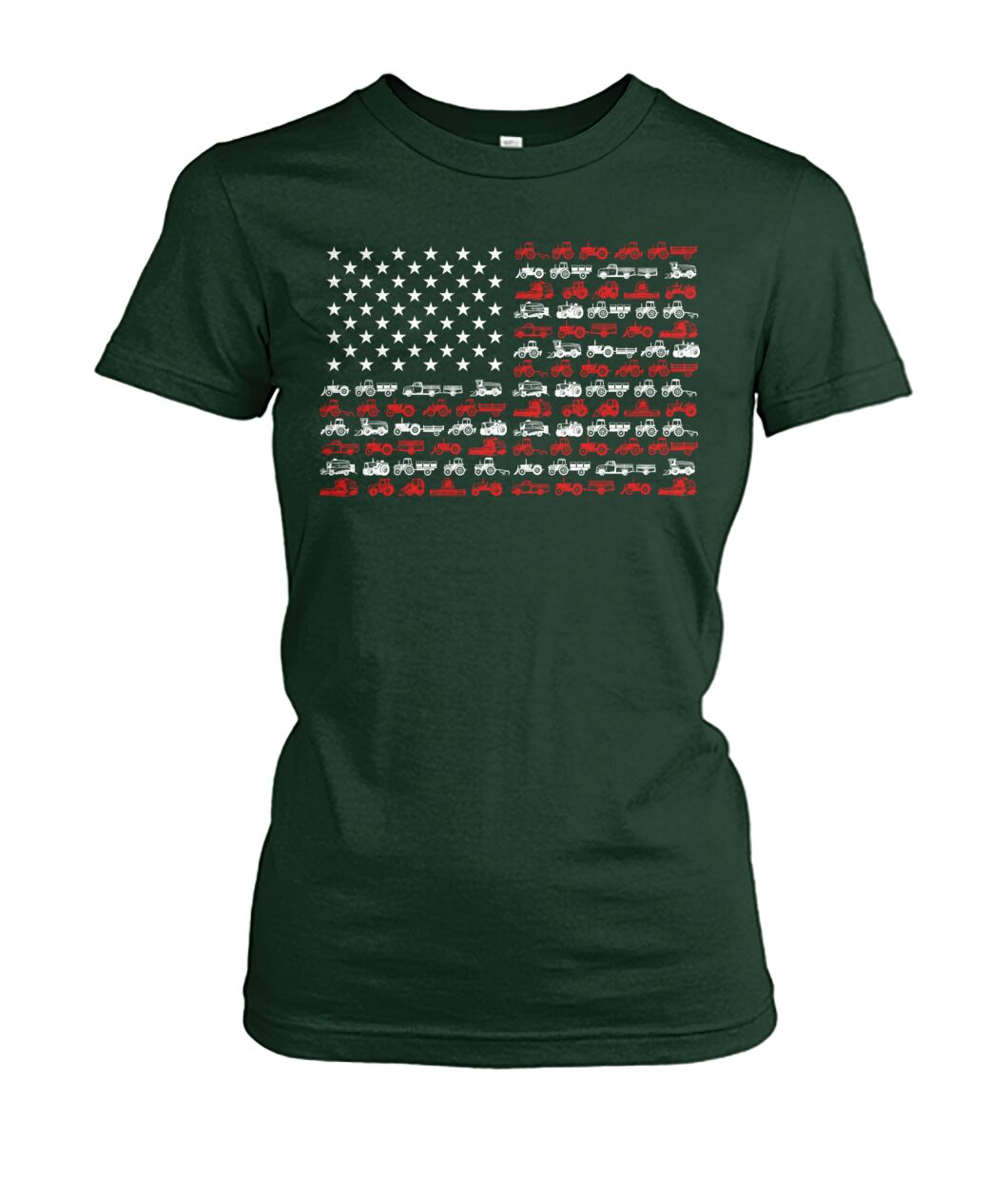 American Flag Patriotic Tractor unisex t-shirt , Hoodies