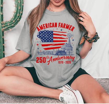 American farmer 250th Anniversary Unisex T-Shirt - myfunfarm