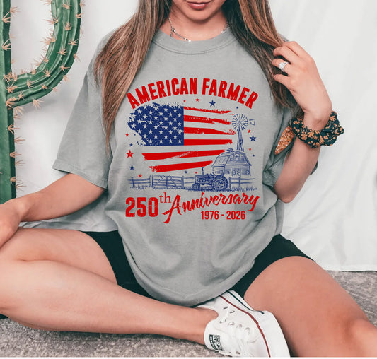 American farmer 250th Anniversary Unisex T-Shirt - myfunfarm