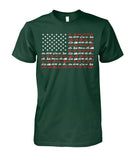 American Flag Patriotic Tractor unisex t-shirt , Hoodies