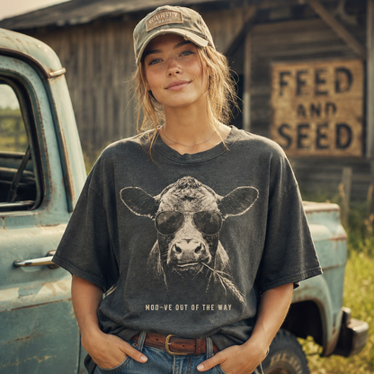 Moo-ve out of the way Unisex T-Shirt, Sweatshirt and Hoodie