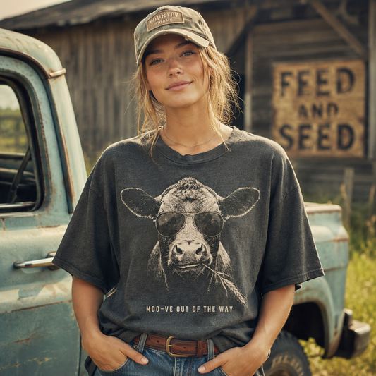 Moo-ve out of the way Unisex T-Shirt, Sweatshirt and Hoodie