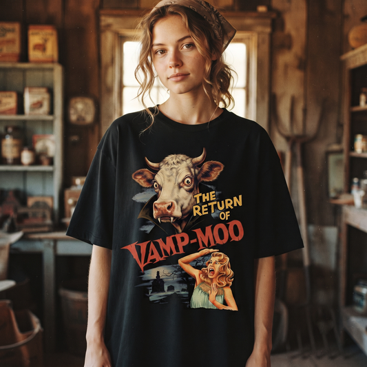 The return of VAMP-MOO funny halloween Unisex T-Shirt for Farmers