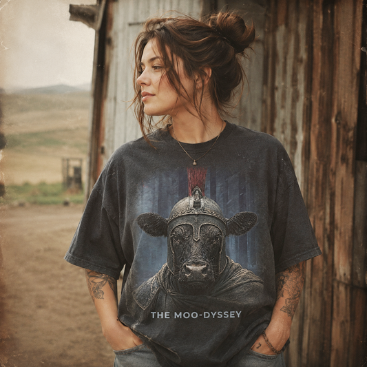 The Moo-dyssey Unisex T-Shirt, Sweatshirt and Hoodie