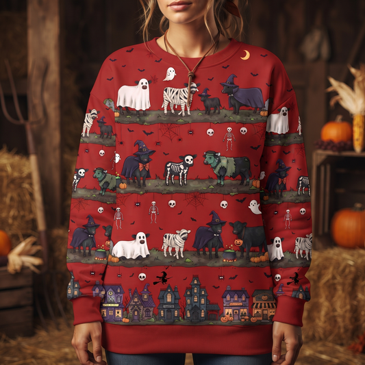 Cattle Hallowen - Unisex Sweatshirt, Hoodie & T-shirt for Farmers