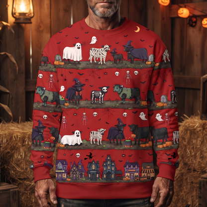 Cattle Hallowen - Unisex Sweatshirt, Hoodie & T-shirt for Farmers