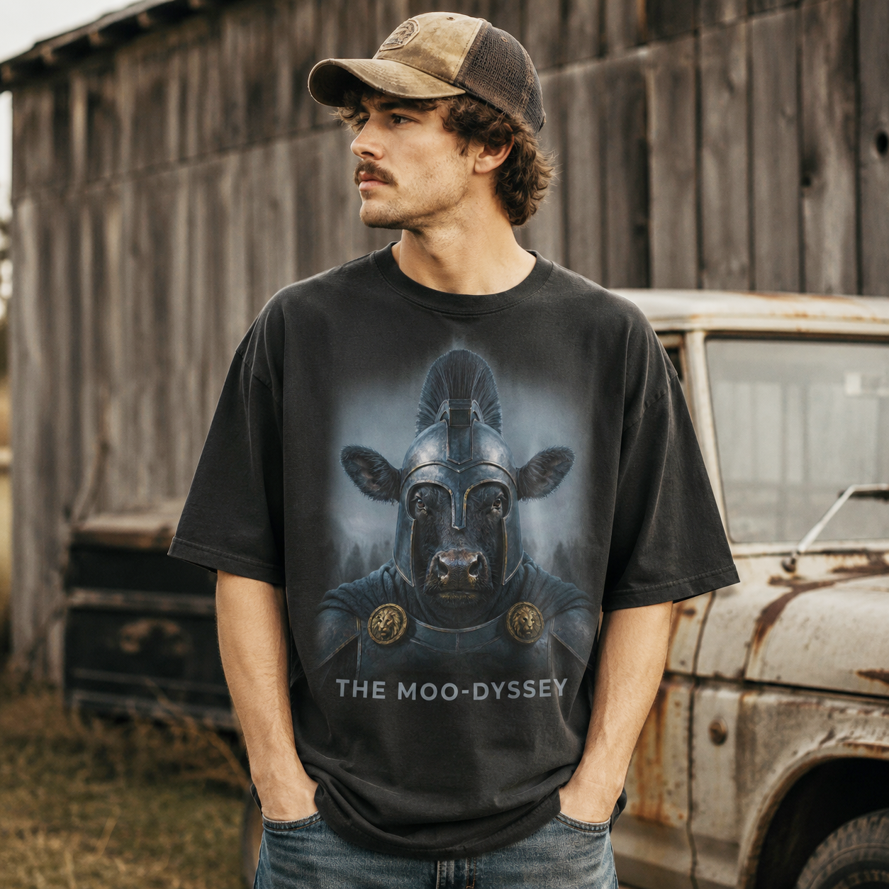 The Moo-dysseyUnisex T-Shirt, Sweatshirt and Hoodie