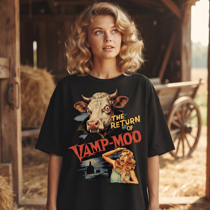 The return of VAMP-MOO funny halloween Unisex T-Shirt for Farmers