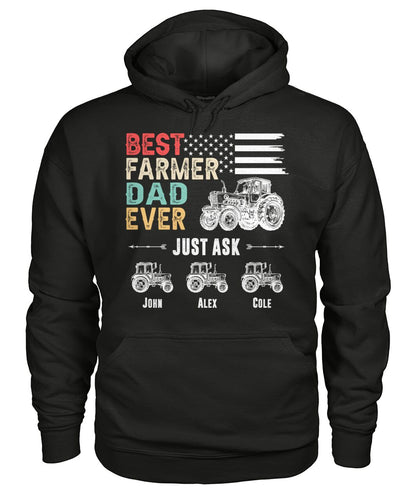 Personalized Names Best farmer dad ever t-shirt and Hoodies