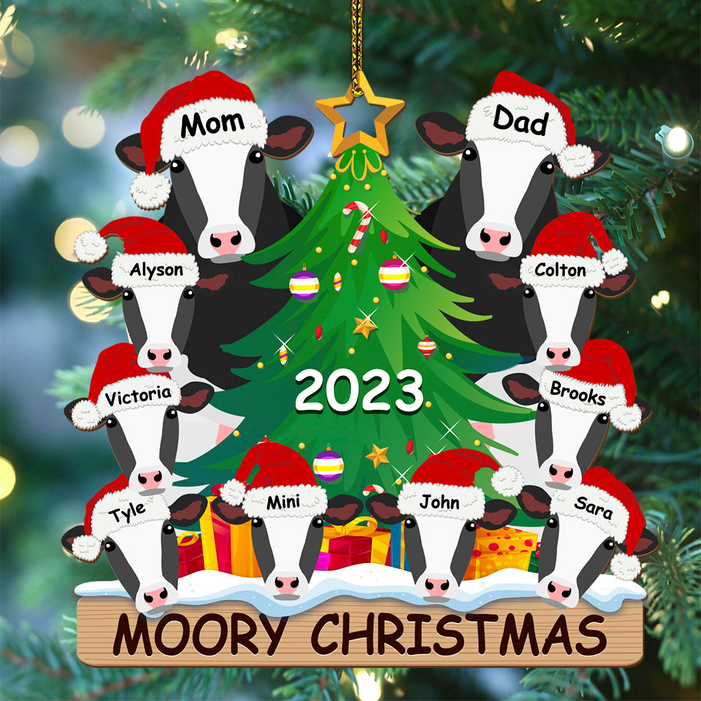 Personalized Wooden Ornament Rancher Cattle Breeds For Christmas - myfunfarm