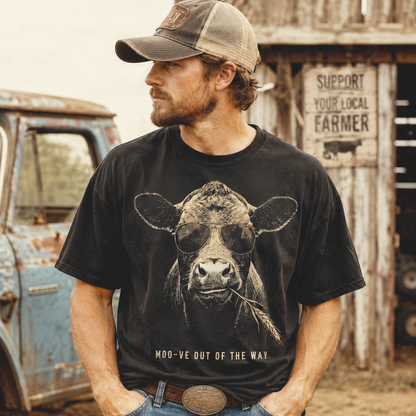 Moo-ve out of the way Unisex T-Shirt, Sweatshirt and Hoodie