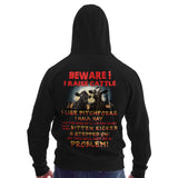 Beware i raise cattle - unisex  t-shirt , Hoodies, sweatshirt Halloween for farmer