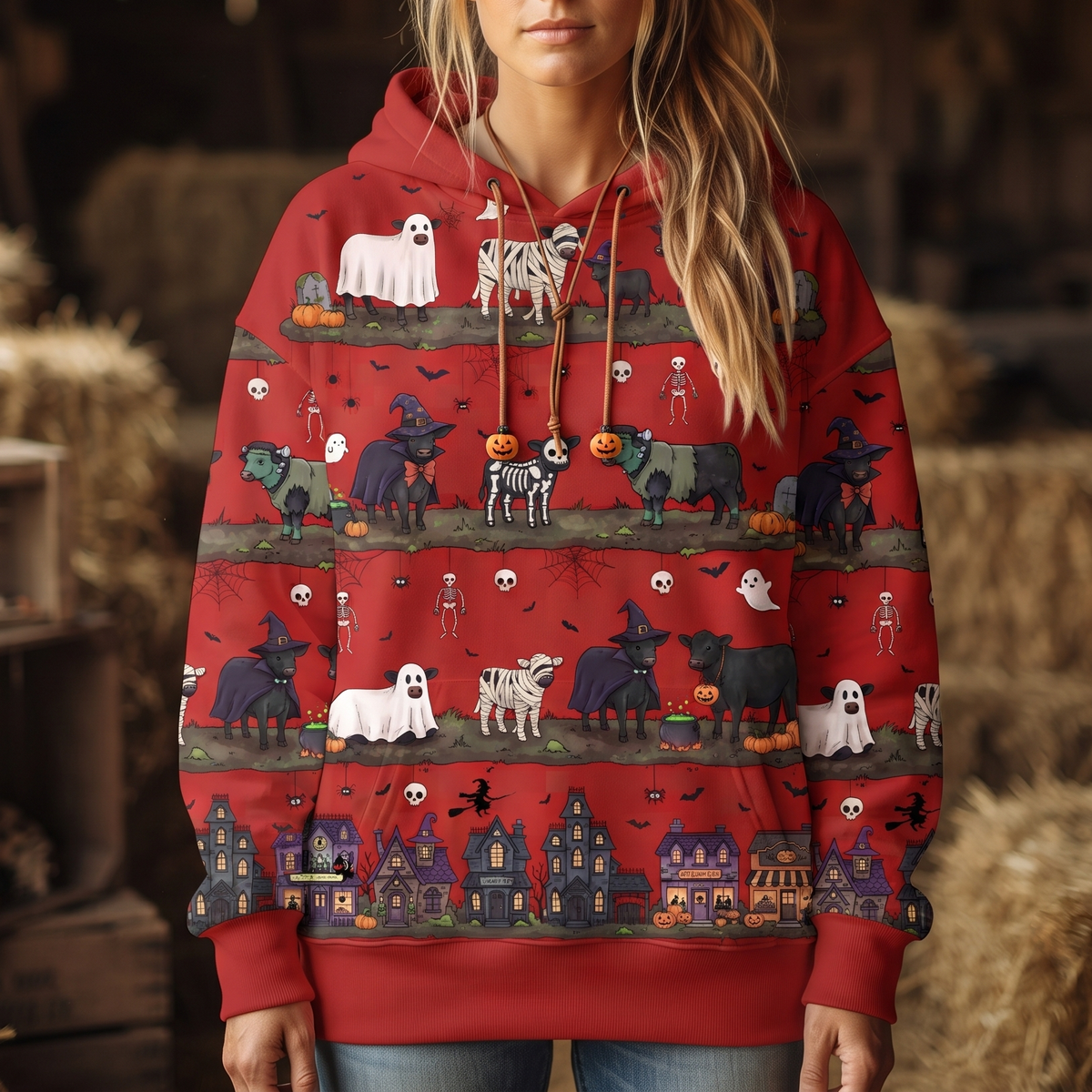 Cattle Hallowen - Unisex Sweatshirt, Hoodie & T-shirt for Farmers