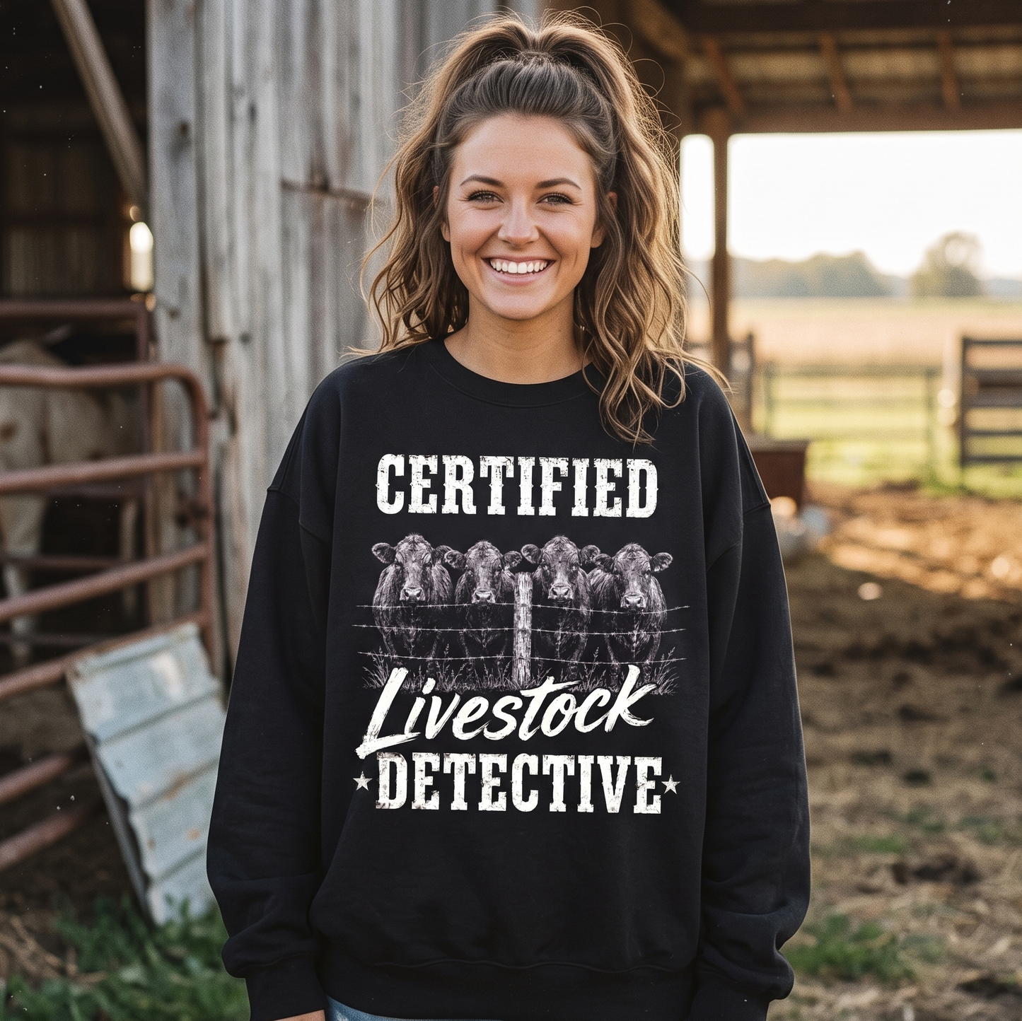 Certified livestock detective Unisex T-Shirt, Sweat-shirt and Hoodie