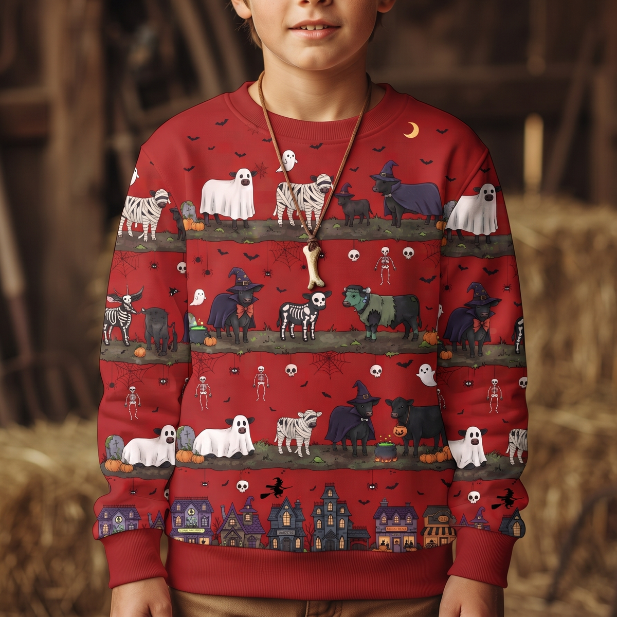 Cattle Hallowen - Unisex Sweatshirt, Hoodie & T-shirt for Farmers