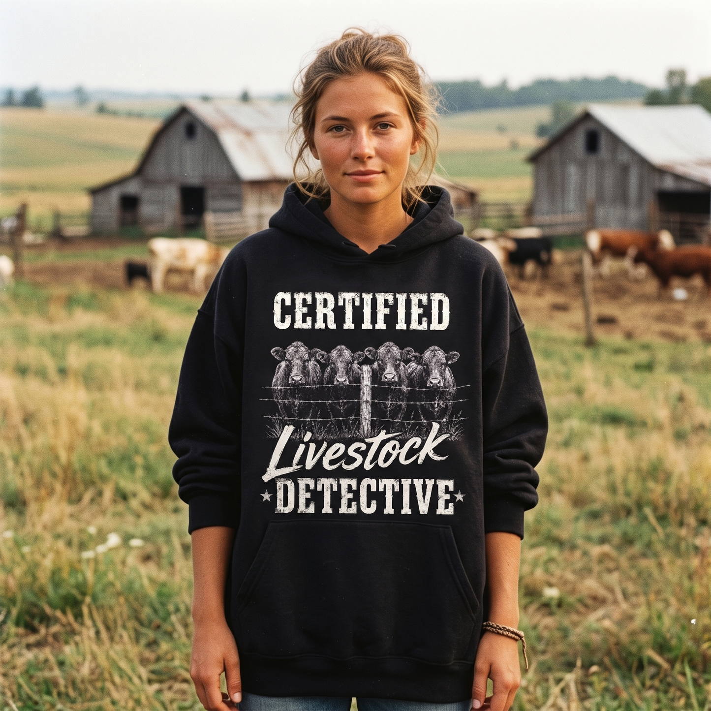 Certified livestock detective Unisex T-Shirt, Sweat-shirt and Hoodie