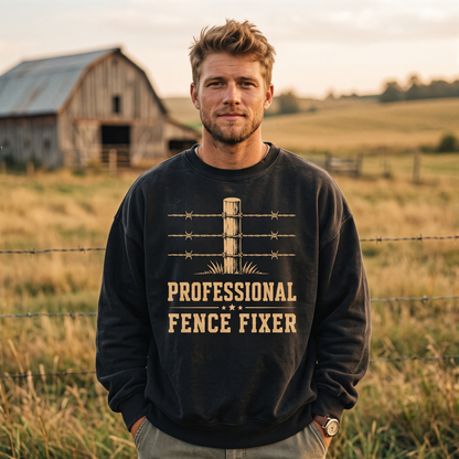 Professional fence fixer Unisex T-Shirt,  Funny Cow Comfort Colors Shirt