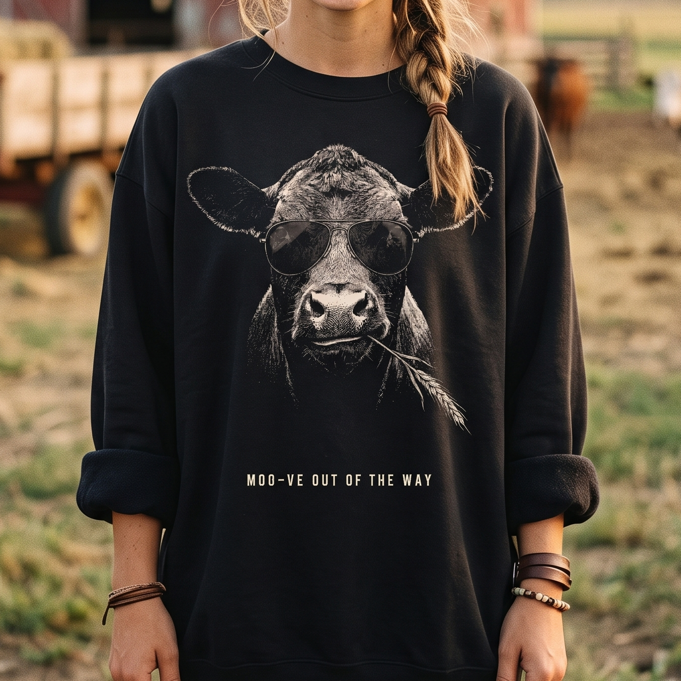 Moo-ve out of the way Unisex T-Shirt, Sweatshirt and Hoodie