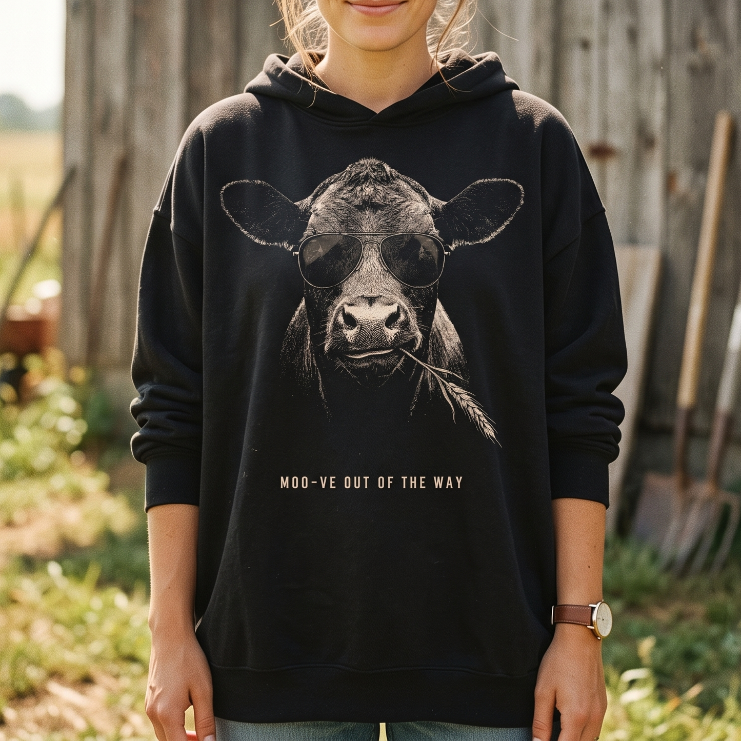 Moo-ve out of the way Unisex T-Shirt, Sweatshirt and Hoodie