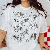 Cows in Space  Funny Shirts For Cow Lovers- unisex  tshirt , Hoodies