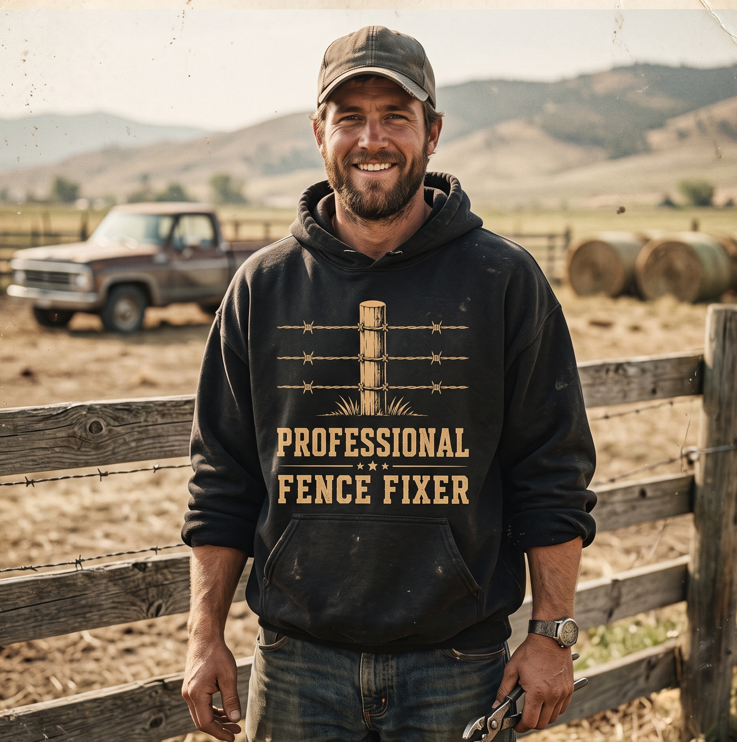 Professional fence fixer Unisex T-Shirt,  Funny Cow Comfort Colors Shirt