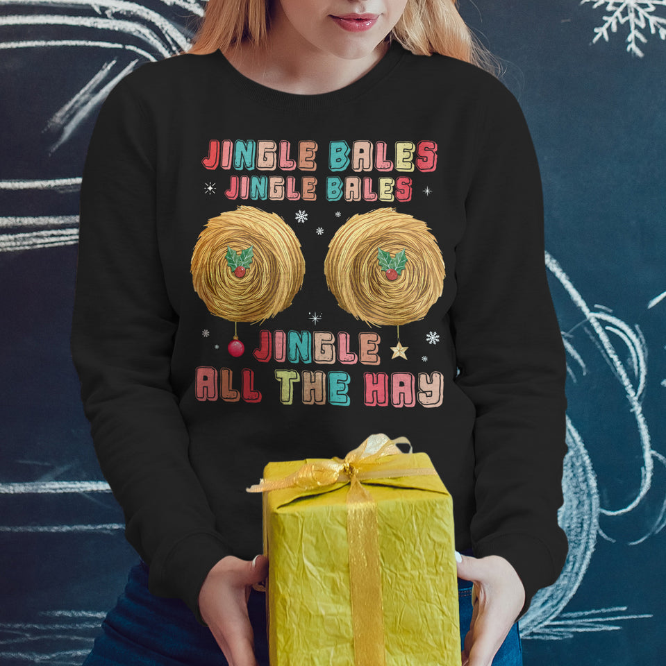 Jingle bales jingle bales Merry Christmas - Unisex Hoodie, Sweatshirt , T-shirt