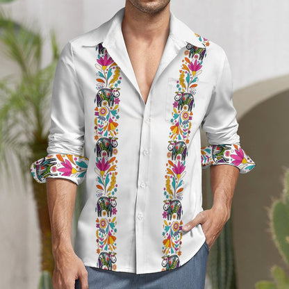 Mexican cow pattern - long sleeve shirt  for farmers - myfunfarm