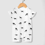 Baby romper Dairy cow pattern