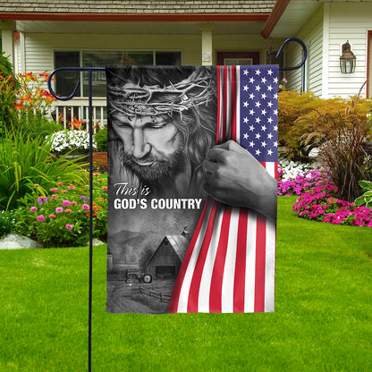 This is God's Country - American Flag - myfunfarm