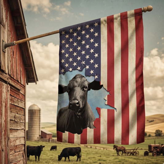 Flag cow print - USA