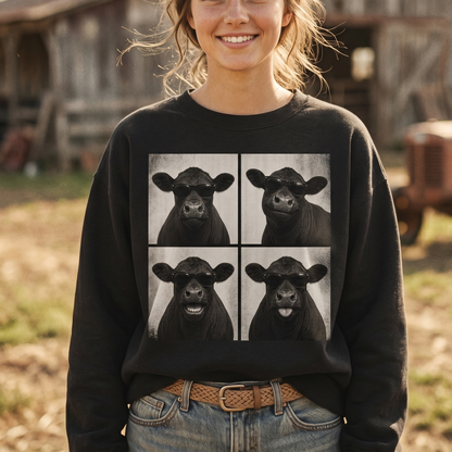 Photobooth Angus black Unisex T-Shirt,  Funny Cow Comfort Colors Shirt