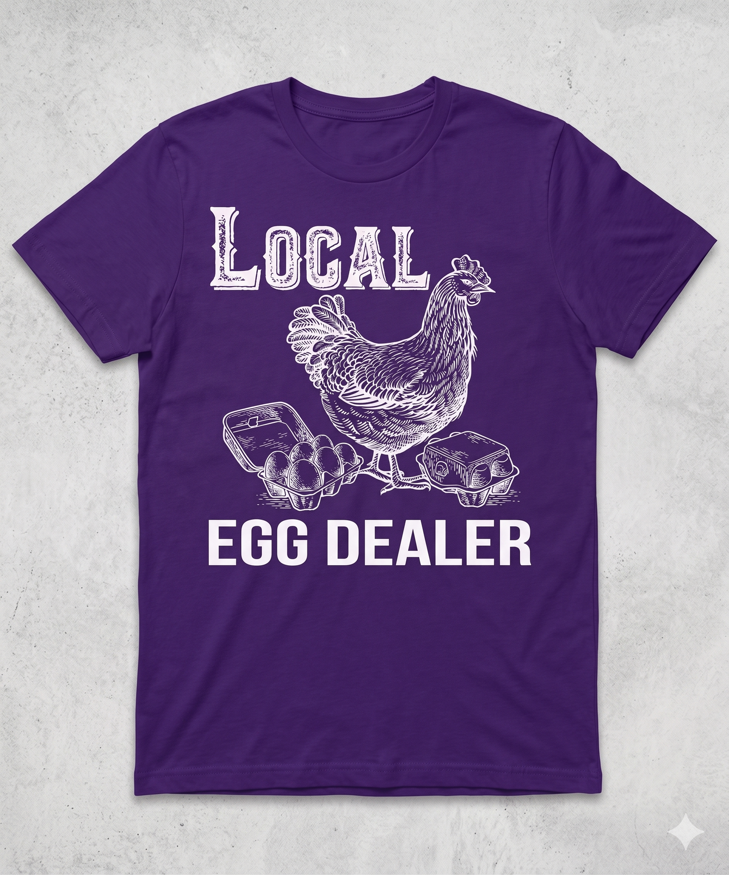 Funny Local Egg Dealers unisex T-Shirt for Chicken Lovers - myfunfarm