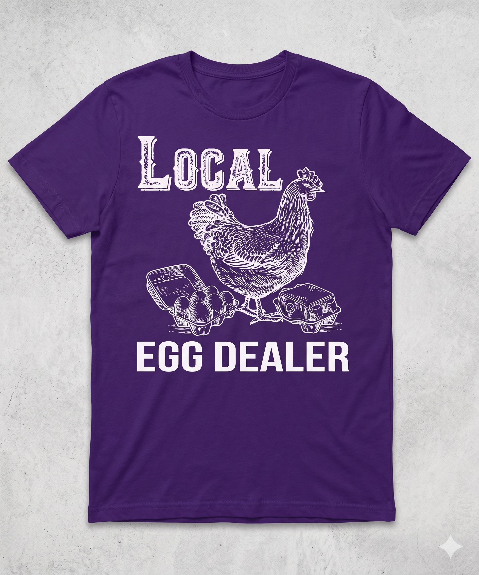 Funny Local Egg Dealers unisex T-Shirt for Chicken Lovers - myfunfarm