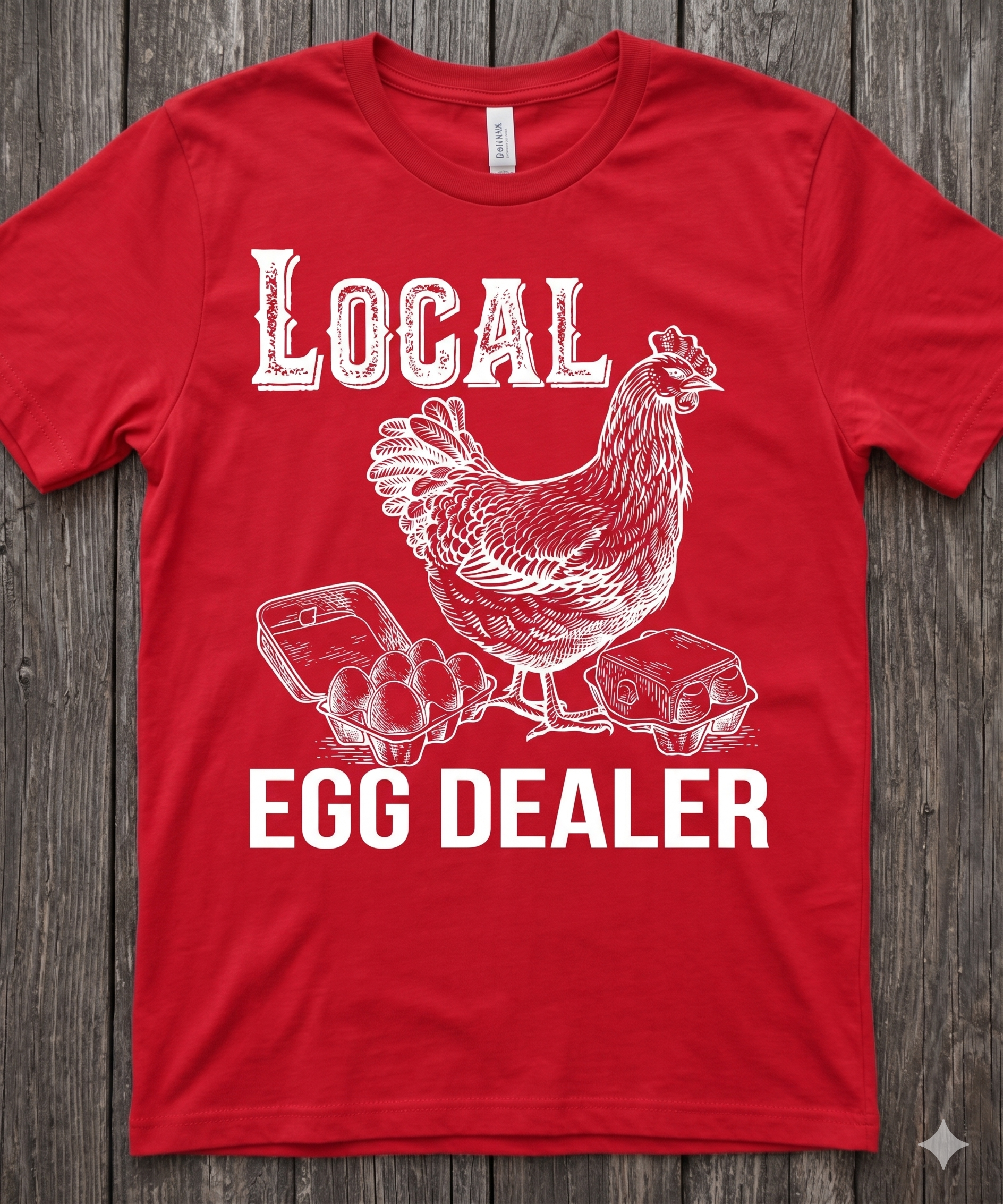 Funny Local Egg Dealers unisex T-Shirt for Chicken Lovers - myfunfarm