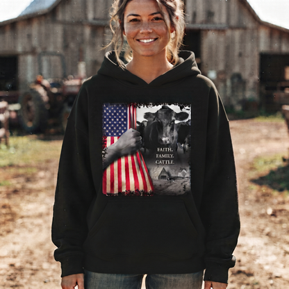 Faith Family Cattle - unisex  t-shirt , Hoodies