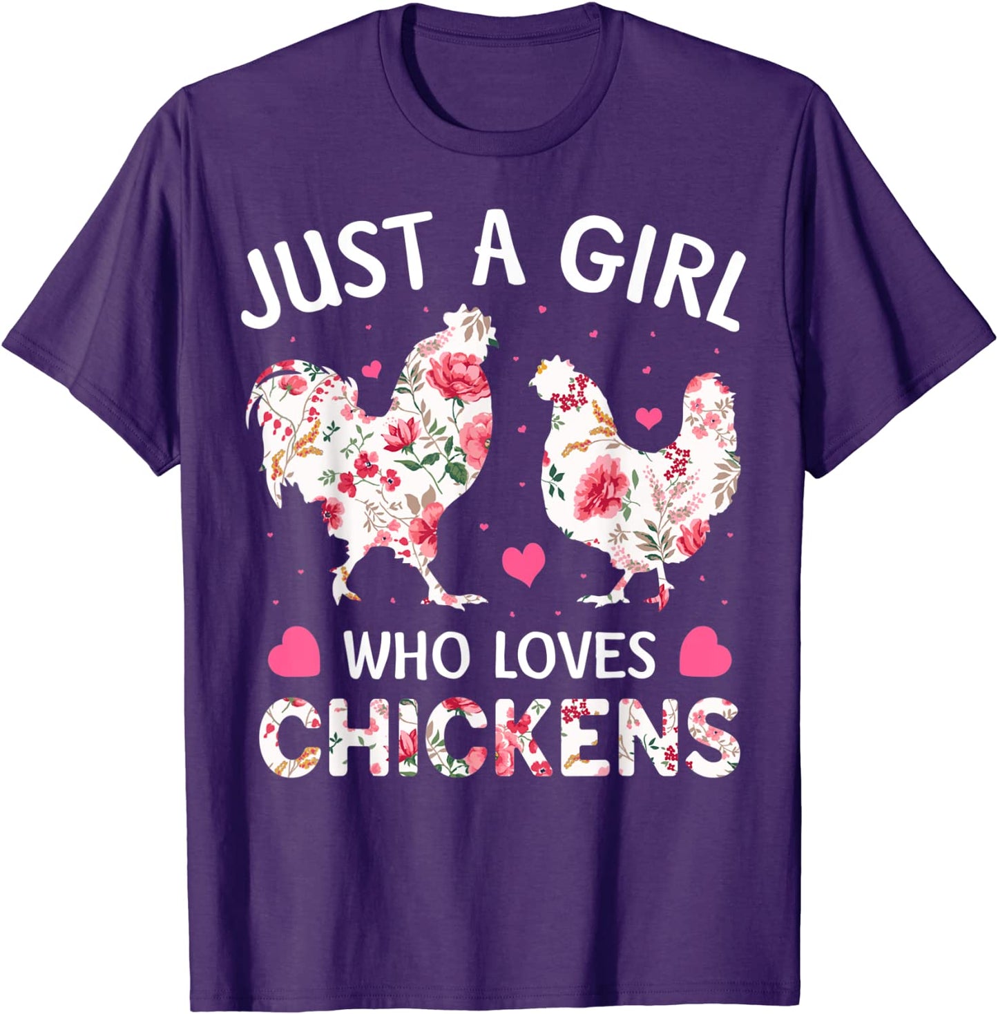 Just a Girl Who Loves Chickens Unisex  T-Shirt