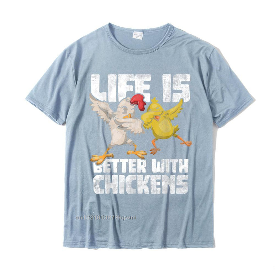 Funny Animal Farmer Dabbing Rooster Dab Hen Chicken T-Shirt Tees Cute Leisure Cotton Boy T Shirt Casual