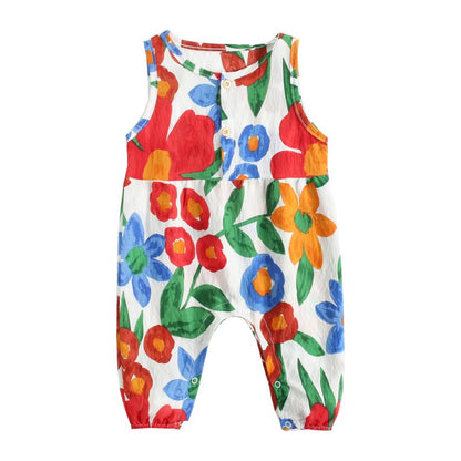 Flowers Cotton  Bodysuits for Baby