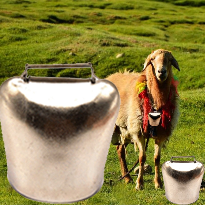 Cow Horse Sheep Grazing Copper Bells Metal Thicken Anti-Lost Cattle Sheep Copper Bell Loud Crisp Spread Farther Cow Prevent Loss