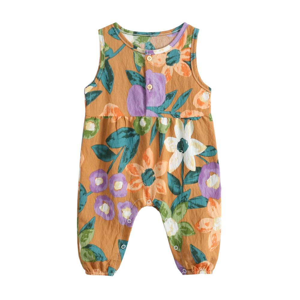 Flowers Cotton  Bodysuits for Baby