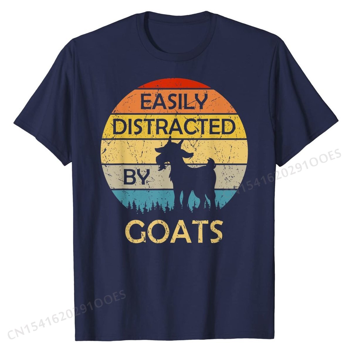 Easily Distracted By Goats Unisex T-Shirt